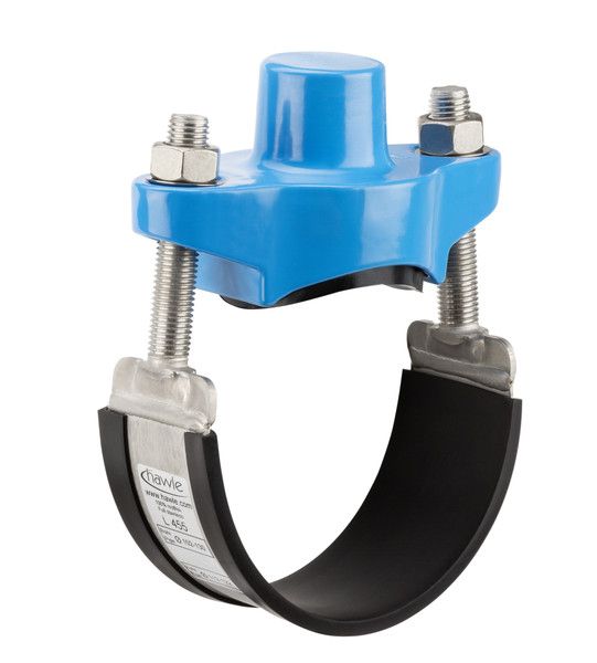 Врезной хомут Hawle 3530 DN 600 глухой универсальный