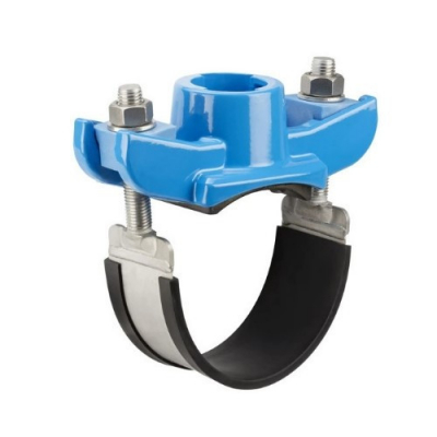 Врезной хомут Hawle 3540 DN 80 с отводом системы ZAK универсальный