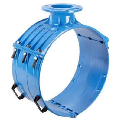 Врезной хомут HAWLE 5230 DN 630/150 PN 16 фланцевый системы Haku