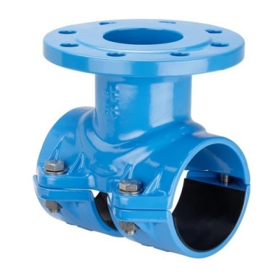 Врезной хомут HAWLE 5230 DN 315/80 PN 16 фланцевый системы Haku