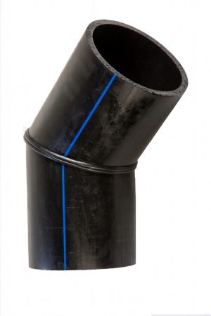 Отвод сварной 1-45° 2-х сегментный D-315 мм ПЭ 100 (ПНД) SDR 17