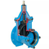 Задвижка HAWLE 4041E2 System 2000 DN 250/250 PN 10 фланец-раструб клиновая чугунная с обрезиненным клином Задвижка HAWLE 4041E2 System 2000 DN 250/250 PN 10 фланец-раструб клиновая чугунная с обрезиненным клином