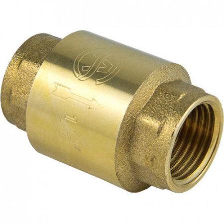 Клапан обратный Aquasfera 3002 DN 20 PN 40 пружинный с латунным штоком