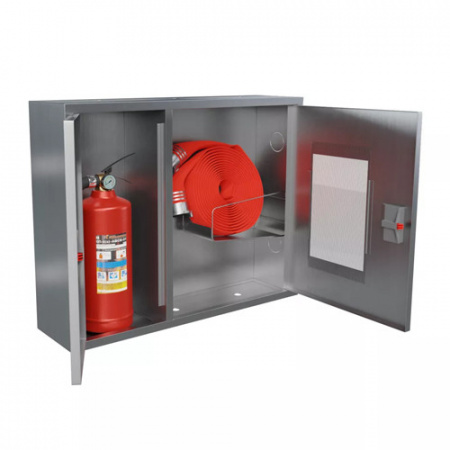 Шкаф пожарный Балтика-01 ШПК-315 НО нержавеющая сталь