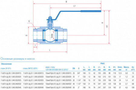 Кран шаровой Маршал 11с67п ЦЦ.00.1 DN 32/25 PN 40 стандартнопроходной цапковый Кран шаровой Маршал 11с67п ЦЦ.00.1 DN 32/25 PN 40 стандартнопроходной цапковый