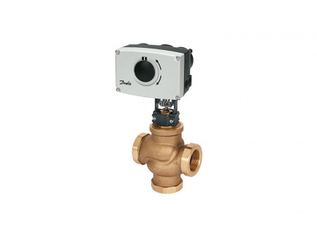 Клапан регулирующий VRB 3 Ду 50 Ру 16 Danfoss трехходовой