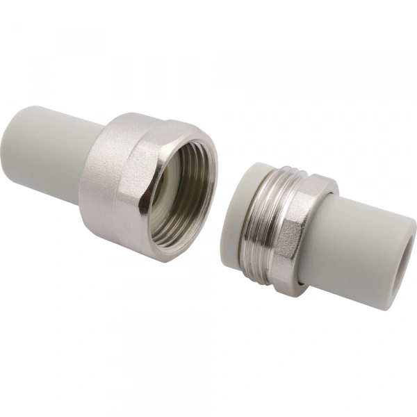 Разборное соединение полипропиленовое PPR (PPRC) труба-труба Ø 40 PN 25