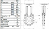 Задвижка шиберная ножевая VAG ZETA DN 350 PN 10 со штурвалом Задвижка шиберная ножевая VAG ZETA DN 350 PN 10 со штурвалом
