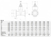 Задвижка VAG BETA 200 DN 80 PN 16 клиновая длинная Задвижка VAG BETA 200 DN 80 PN 16 клиновая длинная