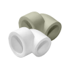 Угольник полипропиленовый PPR (PPRC) 90° переходной Ø 20х25 PN 25