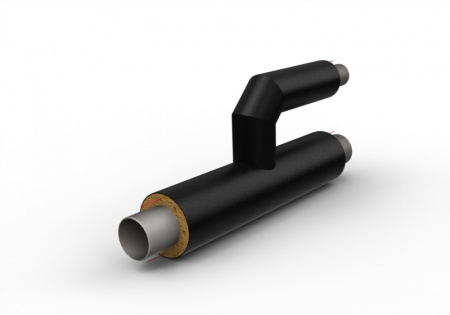 Тройник параллельный переходный ст. 57х3,0-32х3,0-1-ППУ-ПЭ