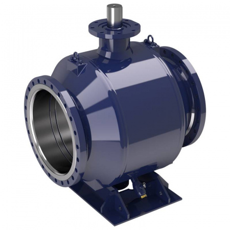 Кран шаровой NAVAL 28554305 DN 800 PN 16 стальной стандартнопроходный фланцевый
