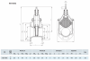 Задвижка HAWLE 4150E2 DN 125-100 PN 16 фланцевая клиновая чугунная с обрезиненным клином переходная Задвижка HAWLE 4150E2 DN 125-100 PN 16 фланцевая клиновая чугунная с обрезиненным клином переходная