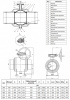 Кран шаровой Ридан RJiP Premium FB/WW/WG DN 600 PN 25 стальной полнопроходный под приварку с ручным редуктором Кран шаровой Ридан RJiP Premium FB/WW/WG DN 600 PN 25 стальной полнопроходный под приварку с ручным редуктором