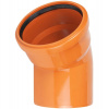 Отвод ПВХ 110 мм 15°