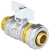 Кран шаровой для МП Aquasfera Standard 1117 DN 16х1/2" PN 16 неполнопроходной компресс-резьба