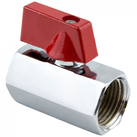 Кран шаровой Aquasfera "МИНИ" 1030 DN 15 PN 10 хром, муфтовый