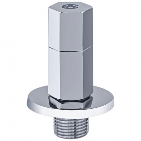 Клапан (вентиль) для бытовых приборов Aquasfera 1077 G 1/2"х1/2" PN 10 с отражателем, резьбовой