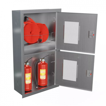 Шкаф пожарный Балтика-01 ШПК-320-12 ВО нержавеющая сталь