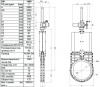 Задвижка шиберная ножевая VAG ZETA DN 1400 PN 10 с электроприводом AUMA SA16.2 Задвижка шиберная ножевая VAG ZETA DN 1400 PN 10 с электроприводом AUMA SA16.2