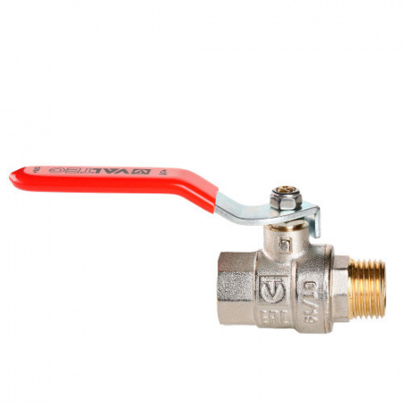 Кран шаровой VALTEC BASE Ду15 Ру16 с внутренней–наружной резьбой VT.215.N.04 Кран шаровой VALTEC BASE Ду15 Ру16 с внутренней–наружной резьбой VT.215.N.04