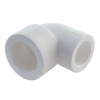 Угольник полипропиленовый PPR (PPRC) 90° переходной Ø 20х25 PN 25