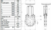 Задвижка шиберная ножевая VAG ZETA DN 150 PN 10 со штурвалом Задвижка шиберная ножевая VAG ZETA DN 150 PN 10 со штурвалом
