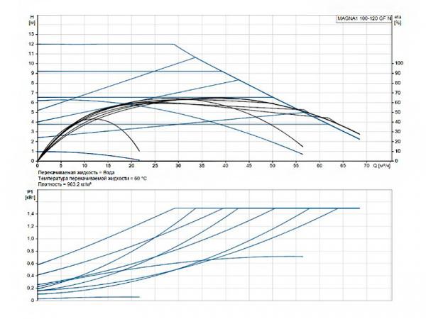 Насос циркуляционный Grundfos Magna1 100-120 GF