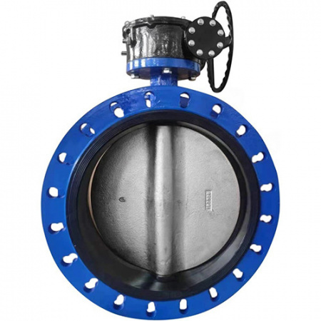 Затвор дисковый Benarmo DN 700 PN 10/16 поворотный фланцевый с редуктором
