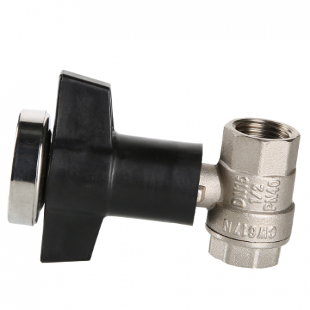 Кран шаровой VALTEC Ду20 Ру40 c термометром VT.808.N.05