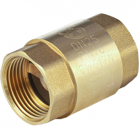 Клапан обратный Aquasfera 3001 DN 20 PN 16 пружинный с пластиковым штоком