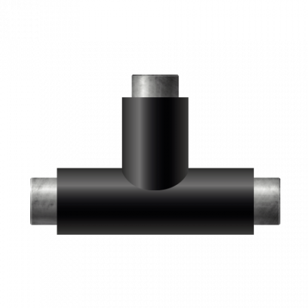 Тройник переходной ст. 920х10,0-76х3,0-1-ППУ-ПЭ