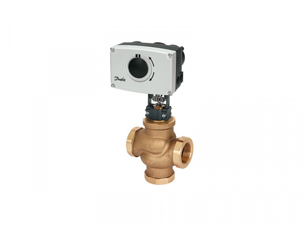 Клапан регулирующий VRB 3 Ду 15 Ру 16 Danfoss трехходовой