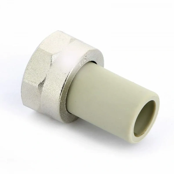 Переходник полипропиленовый PPR (PPRC) с накидной гайкой Ø 40х6/4" PN 25