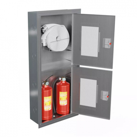 Шкаф пожарный Балтика-01 ШПК-320 ВО нержавеющая сталь