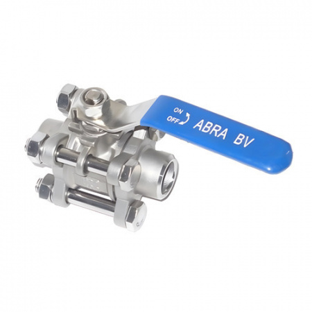 Кран шаровой ABRA BV61A DN 40 PN 40 стандартные патрубки нержавеющая сталь