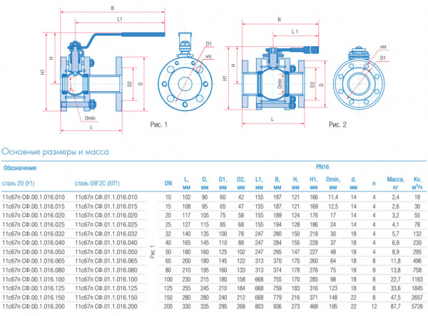 Кран шаровой Маршал 11с67п GAS PRO СФ.00.1 DN 10 PN 16 полнопроходной фланцевый