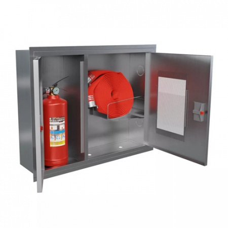 Шкаф пожарный Балтика-01 ШПК-315 ВО нержавеющая сталь