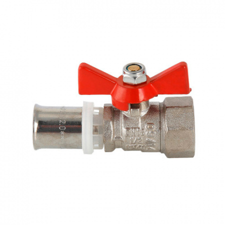 Кран шаровой VALTEC Ду15 Ру25 с пресс-соединением и внутренней резьбой VT.242.N.1604