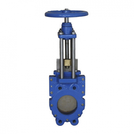 Задвижка шиберная ABRA KV-01 DN 600 PN 10 чугунная фланцевая с редуктором
