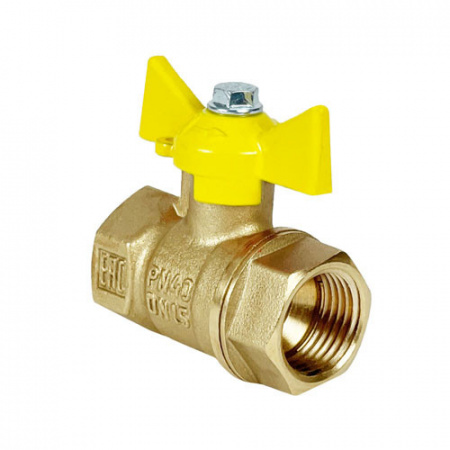 Кран шаровый VALFEX STANDART VF.277 ВР 1/2" Ду 15 Ру 40 газовый латунный