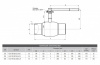 Кран BROEN BALLOMAX КШТ 61.102.150.А.25 DN 150 PN 25 стандартнопроходный стальной шаровый