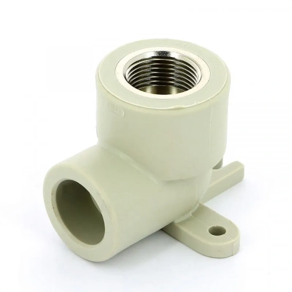 Угольник полипропиленовый PPR (PPRC) настенный с внутренней резьбой Ø 20х3/4 PN 25