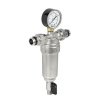 Фильтр промывной VALFEX VF.381 НР 3/4" DN 20 PN 16 с манометром никелированный