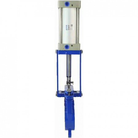 Задвижка шиберная Benarmo 1130P DN 200 PN 10 межфланцевая с пневмоприводом 2/стороннего действия