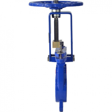 Задвижка шиберная Benarmo 1110W DN 125 PN 16 межфланцевая двусторонняя со штурвалом