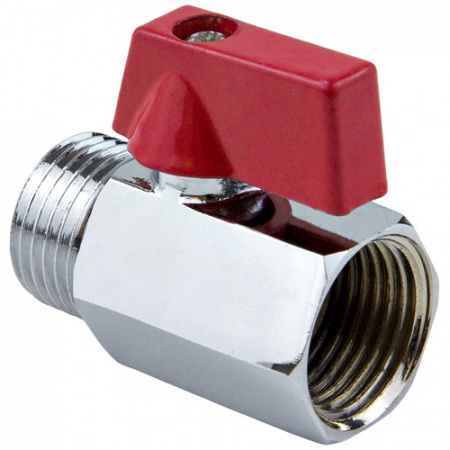 Кран шаровой Aquasfera "МИНИ" 1032 DN 15 PN 10 хром, муфта-резьба