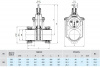 Задвижка HAWLE 4040E3 System 2000 DN 200/250 PN 16 раструбная клиновая чугунная с обрезиненным клином Задвижка HAWLE 4040E3 System 2000 DN 200/250 PN 16 раструбная клиновая чугунная с обрезиненным клином