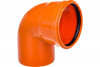 Отвод ПВХ 110 мм 15°