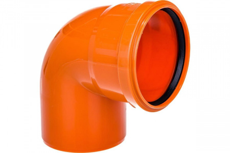 Отвод ПВХ 110 мм 15°